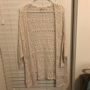 Off white/cream 3/4 cardigan